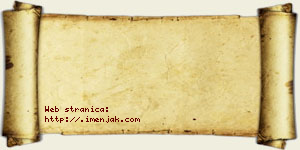 Aksentije Jakupi vizit kartica